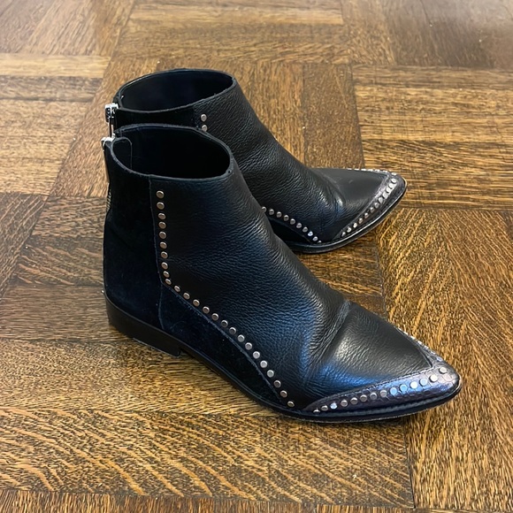 Zadig & Voltaire Studded Ankle Booties - Picture 1 of 4